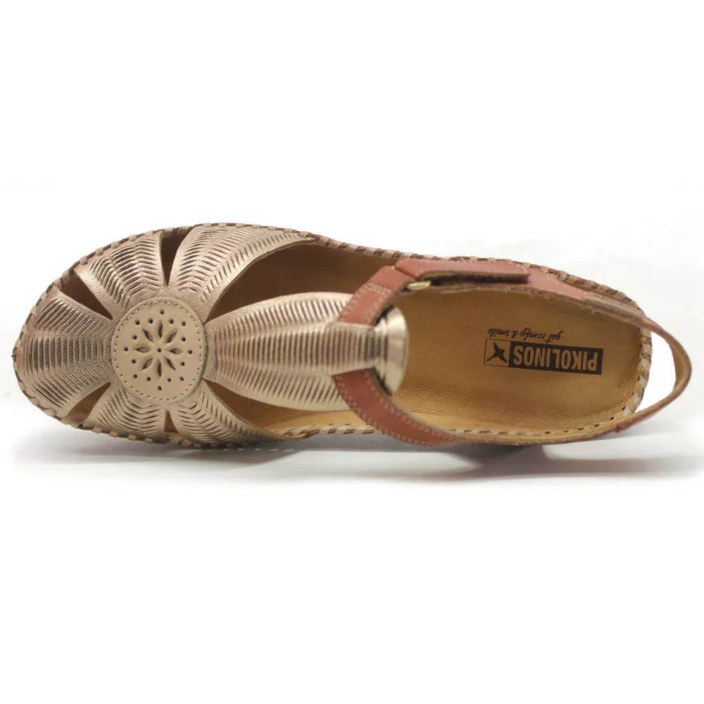 Pikolinos p. Vallarta leather shoe champagne