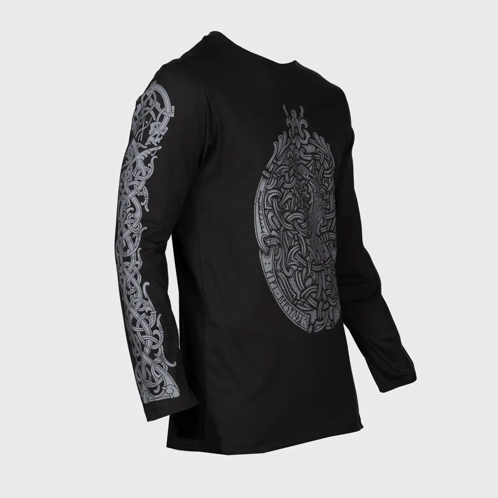 Premium Longsleeve, The Wolf, Black