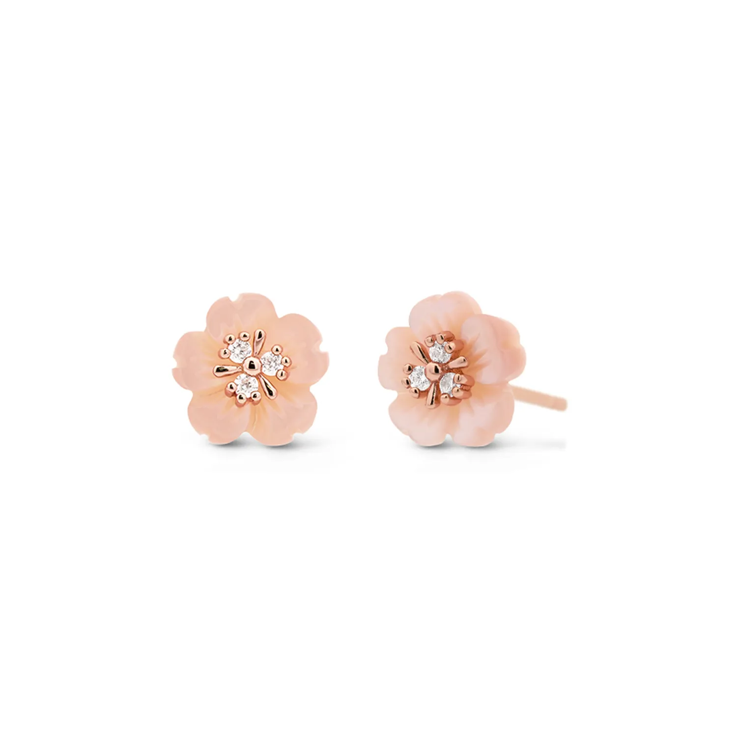 Rose Gold Adanne Studs