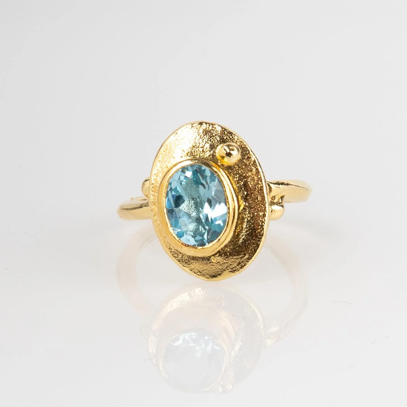 Sky Blue Topaz Ring