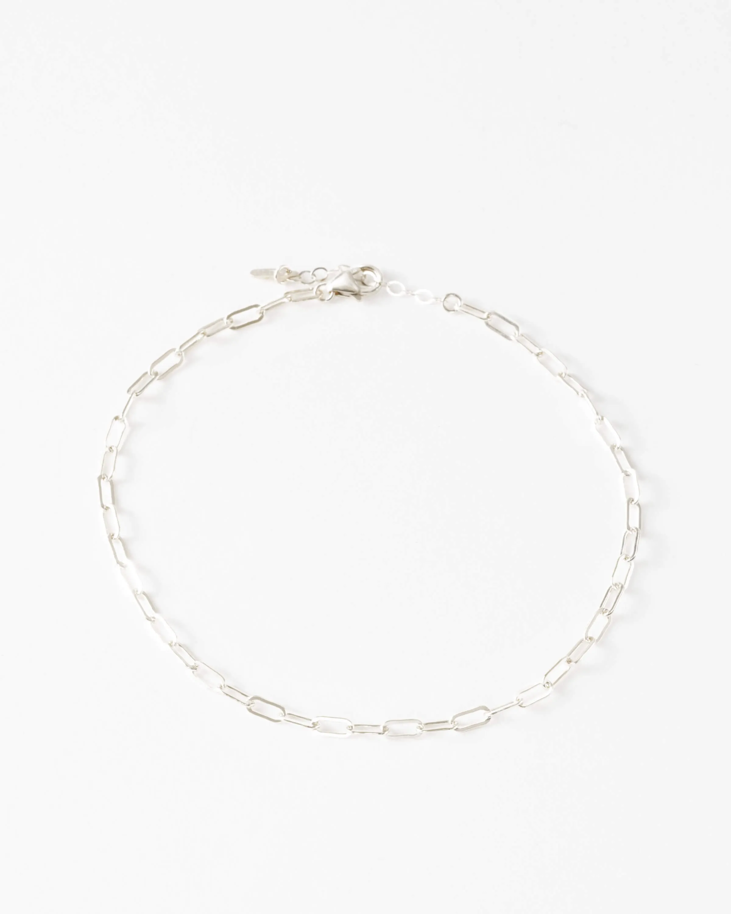 Small Paperclip Chain Anklet