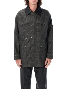 WAXED FF JACQUARD BLOUSON