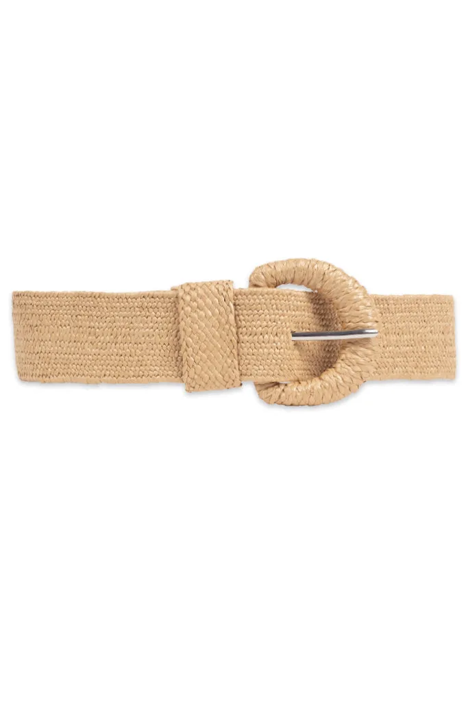 Woven Belt _ 150751 _ Tan